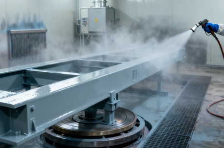 Steel Shot Blasting and Painting