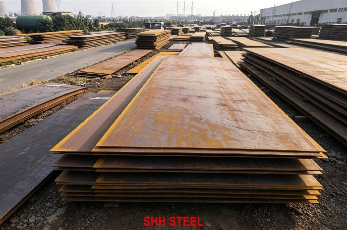 ASME SA-36 carbon structural steel plate, 36 ksi yield, 58–80 ksi tensile, SHH STEEL