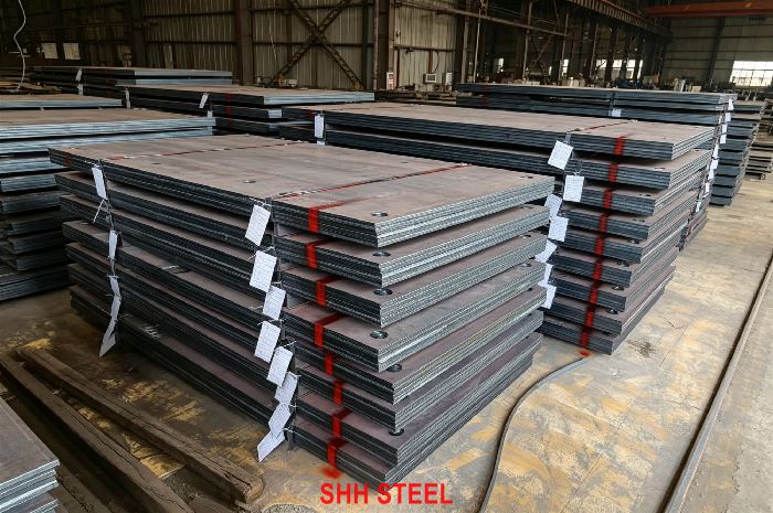 ASME SA724 Grade B Q&T C-Mn-Si layered vessel plate, Gr.B, TS 95–115 ksi, SHH STEEL stock
