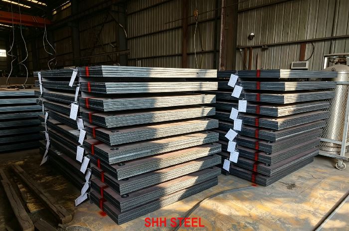 ASME SA724 Grade C Q&T C-Mn-Si layered vessel plate, Gr.C, boron optional, TS 90–110 ksi, up to 50 mm, SHH STEEL