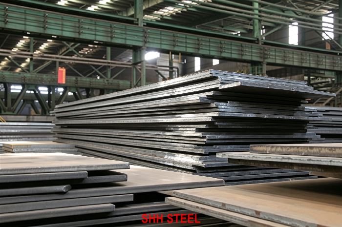 ASME SA737 Grade B HSLA pressure vessel plate, YS 50 ksi, TS 70–90 ksi, normalized, SHH STEEL