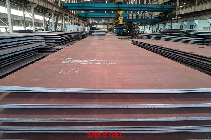 ASME SA738 Grade E Q&T C-Mn-Si vessel plate, TS 90–110 ksi, YS 75 ksi, SHH STEEL