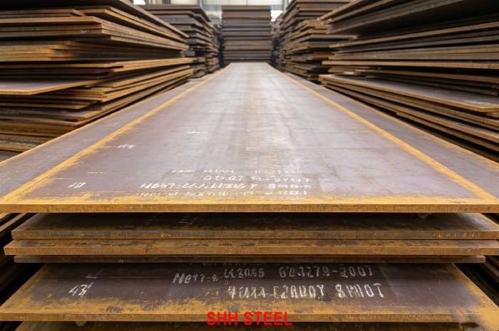 ASTM A514 Grade A quenched and tempered 100 ksi structural steel plate, Cr-Mo-Zr-B alloy, max 1.25 in, SHH STEEL