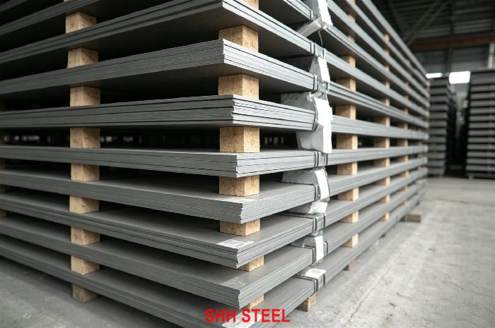 ASTM A514 Grade B quenched and tempered 100 ksi structural steel plate, Cr-Mo-V-Ti-B alloy, max 1.25 in, SHH STEEL