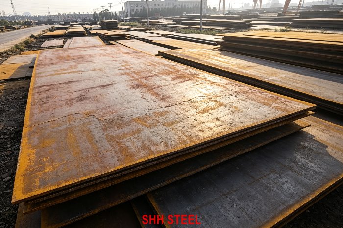 ASTM A514 Grade H quenched and tempered 100 ksi structural steel plate, Ni-Cr-Mo-V-B alloy, max 2 in, SHH STEEL