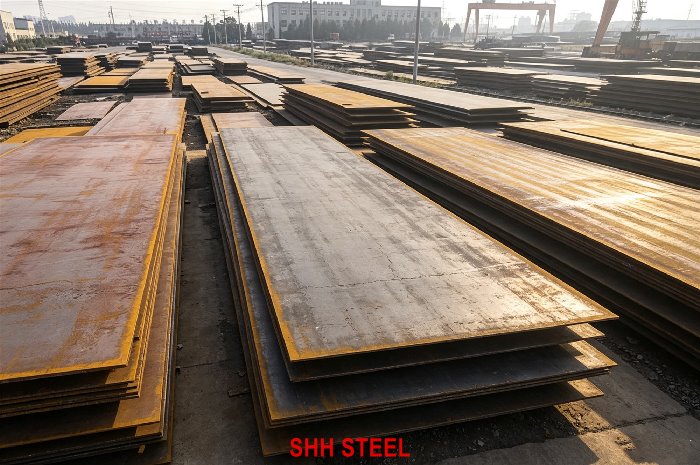 ASTM A514 Grade J quenched and tempered 100 ksi structural steel plate, Mo-B alloy, max 1.25 in, SHH STEEL