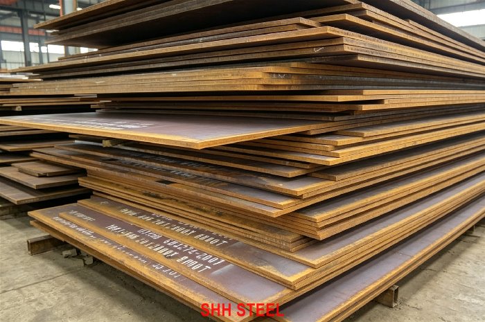 ASTM A514 Grade M quenched and tempered 100 ksi structural steel plate, Ni-Mo-B alloy, max 2 in, SHH STEEL
