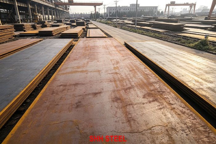 ASTM A573 Grade 70 carbon steel plate for storage tanks, 70–90 ksi tensile, 42 ksi yield, max 1.5 in, SHH STEEL