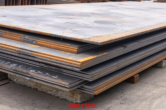 ASTM A588 Grade A high-strength low-alloy weathering steel plate, 50 ksi yield, SHH STEEL