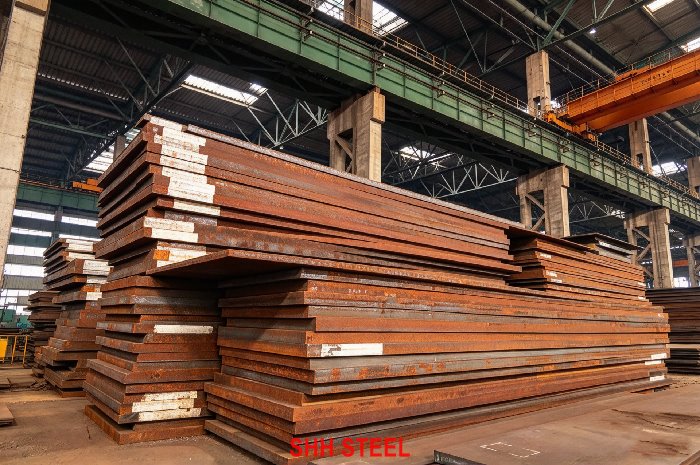 ASTM A588 Grade B high-strength low-alloy weathering steel plate, 50 ksi yield, SHH STEEL
