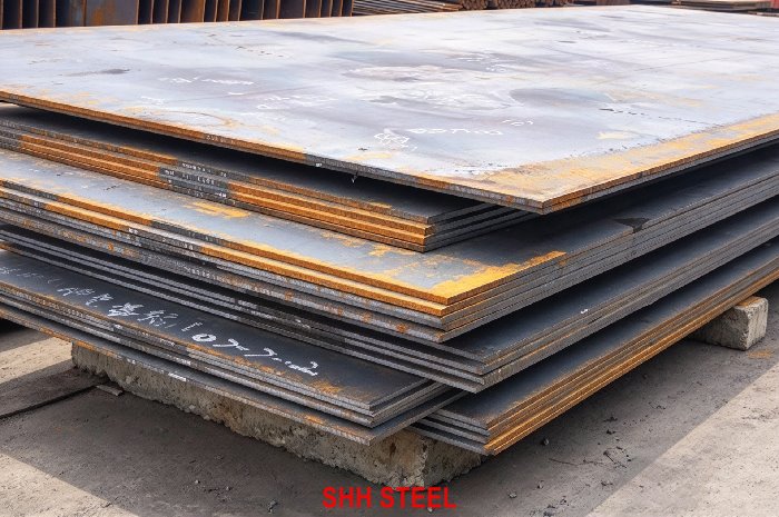 ASTM A588 Grade C high-strength low-alloy weathering steel plate, 50 ksi yield, SHH STEEL