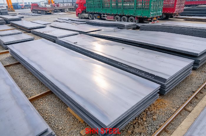 ASTM A709 Grade 50W weathering structural steel plate for bridges, 50 ksi yield, SHH STEEL