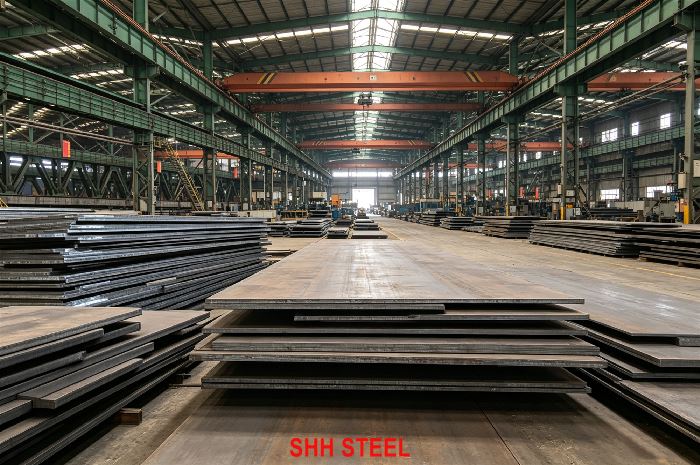 EN 10028-2 P355GH high-temperature pressure vessel steel plate, steel number 1.0473, normalized high-strength C-Mn plate, SHH STEEL