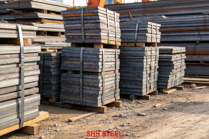 JIS G3103 SB450 carbon steel boiler and pressure vessel plate, tensile 450–590 MPa, SHH STEEL