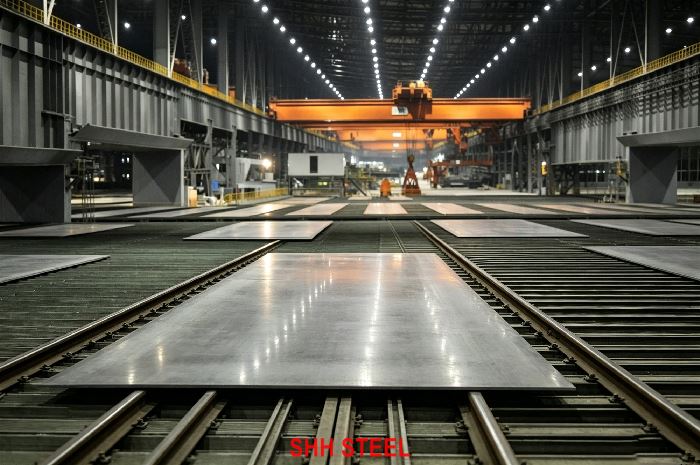 ASME SA841 Grade A Class 2 TMCP vessel plate, Gr.A Cl.2, YS 60 ksi, SHH STEEL mill stock