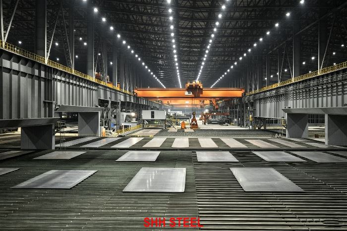 ASME SA841 Grade B Class 1 TMCP vessel plate, Gr.B Cl.1, YS 50 ksi, Ni to 0.60%, SHH STEEL