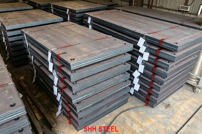 ASME SA841 Grade F Class 6 TMCP vessel plate, Gr.F Cl.6, YS 70 ksi, TS 82–102 ksi, max 40 mm, SHH STEEL