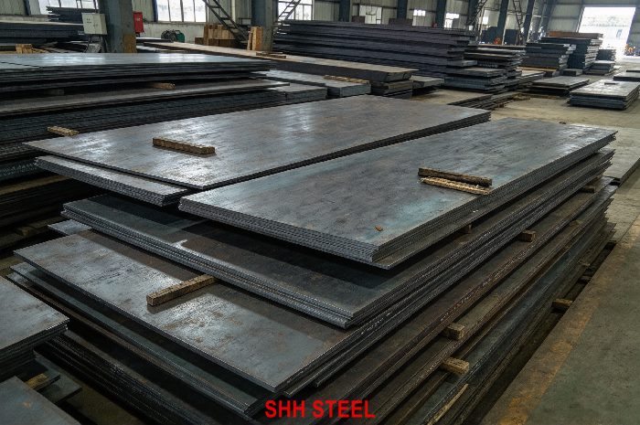 BV AH32 shipbuilding steel plate to Bureau Veritas (BV) rules, stacked hull plates