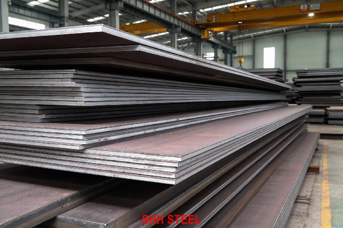 BV DH550 shipbuilding steel plate to Bureau Veritas (BV) rules, stacked hull plates