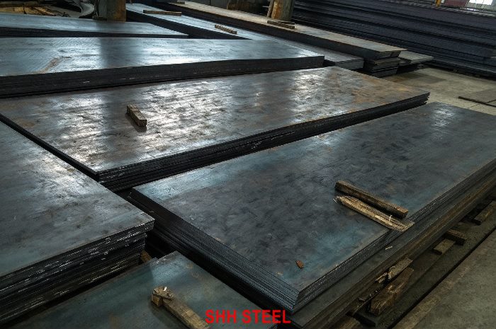 BV EH420 shipbuilding steel plate to Bureau Veritas (BV) rules, stacked hull plates