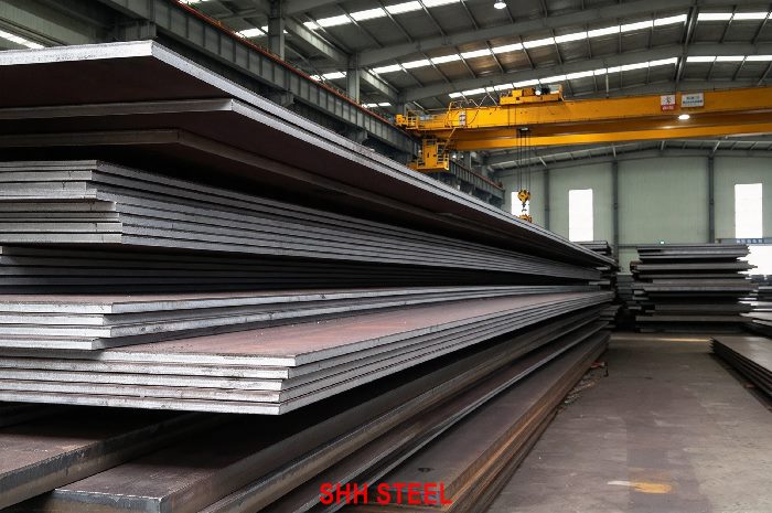 BV EH500 shipbuilding steel plate to Bureau Veritas (BV) rules, stacked hull plates
