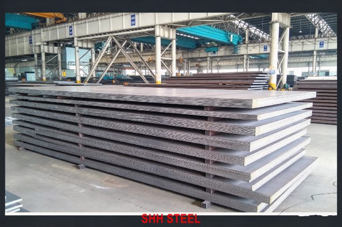 BV FH32 shipbuilding steel plate to Bureau Veritas (BV) rules, stacked hull plates