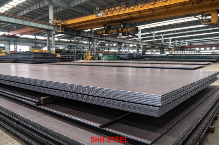 BV FH40 shipbuilding steel plate to Bureau Veritas (BV) rules, stacked hull plates