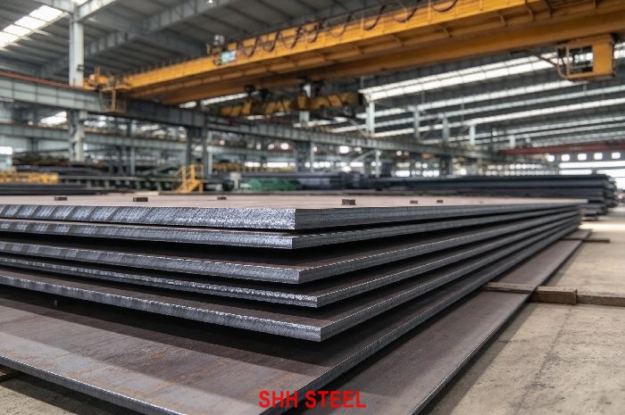 BV FH460 shipbuilding steel plate to Bureau Veritas (BV) rules, stacked hull plates