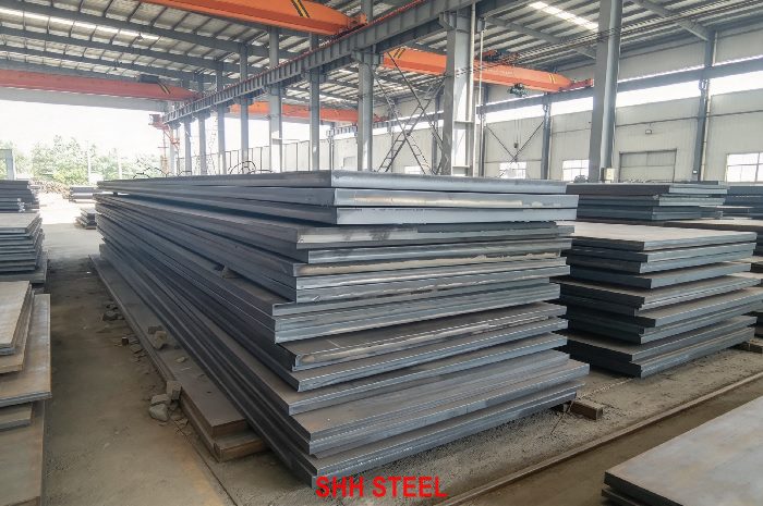CCS Grade A shipbuilding steel plate to China Classification Society (CCS) rules, stacked hull plates