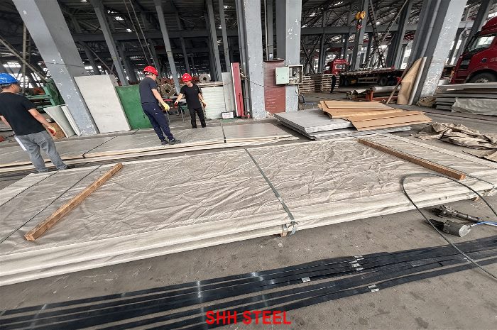 GB/T 4237 022Cr25Ni22Mo2N (S31053) stainless steel plate at SHH STEEL warehouse