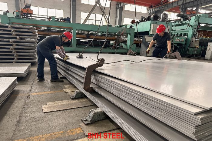 GB/T 4237 022Cr25Ni7Mo4WCuN (S27603) stainless steel plate at SHH STEEL warehouse