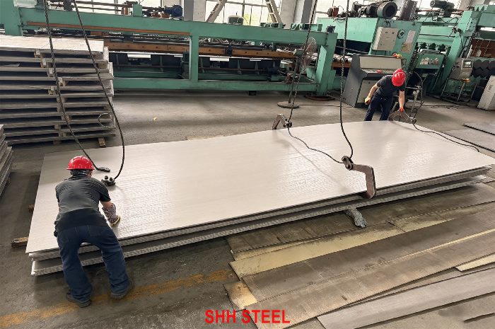 GB/T 4237 03Cr25Ni6Mo3Cu2N (S25554) stainless steel plate at SHH STEEL warehouse