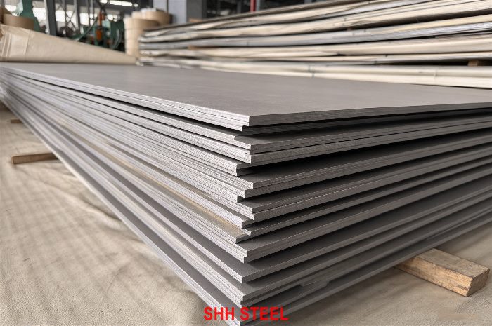 GB/T 713.7 06Cr17Ni12Mo2Ti (S31668) stainless steel plate at SHH STEEL warehouse