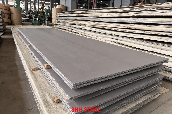 GB/T 713.7 07Cr19Ni11Ti (S32169) stainless steel plate at SHH STEEL warehouse