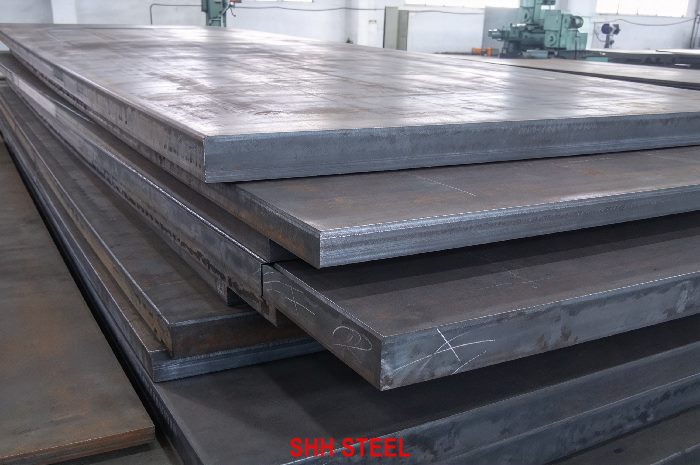 KR Grade B shipbuilding steel plate to Korean Register (KR) rules, stacked hull plates