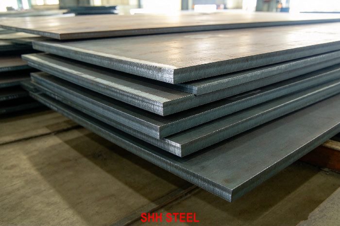 Close view of KR Grade E hull structural steel plate, Korean Register (KR) rules