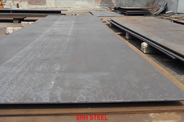 Close view of KR RA56 hull structural steel plate, Korean Register (KR) rules