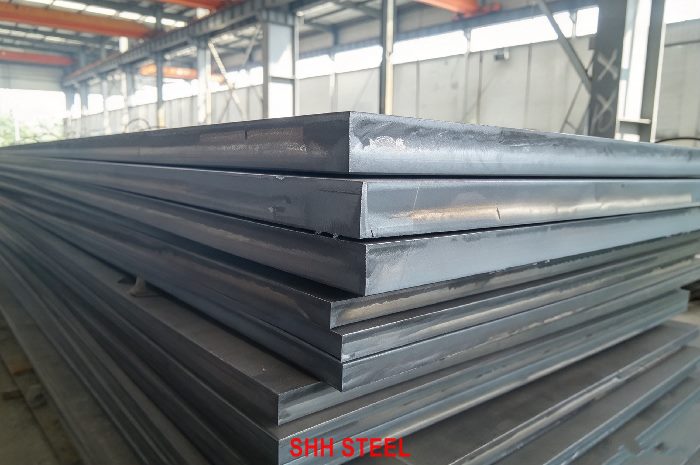 Close view of KR RD56 hull structural steel plate, Korean Register (KR) rules