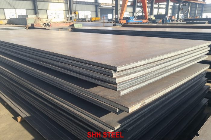 KR RE70 shipbuilding steel plate to Korean Register (KR) rules, stacked hull plates