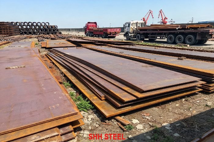 LR AH36 shipbuilding steel plate to Lloyd's Register (LR) rules, stacked hull plates
