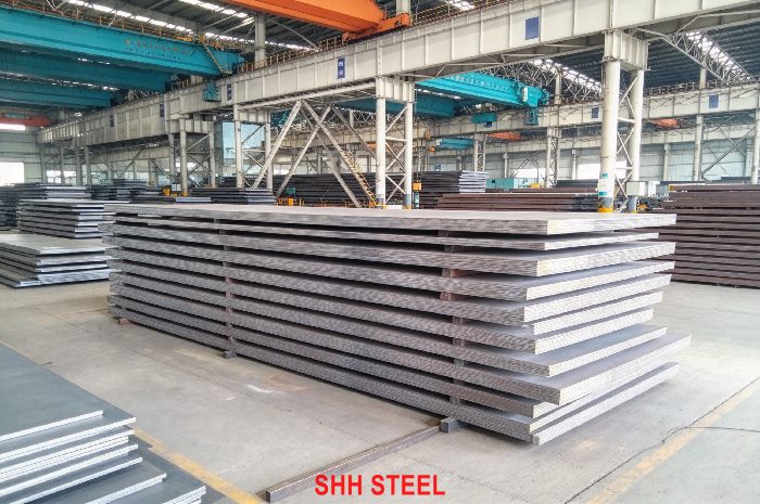 LR AH50 marine steel plate per Lloyd's Register (LR) rules at SHH STEEL warehouse
