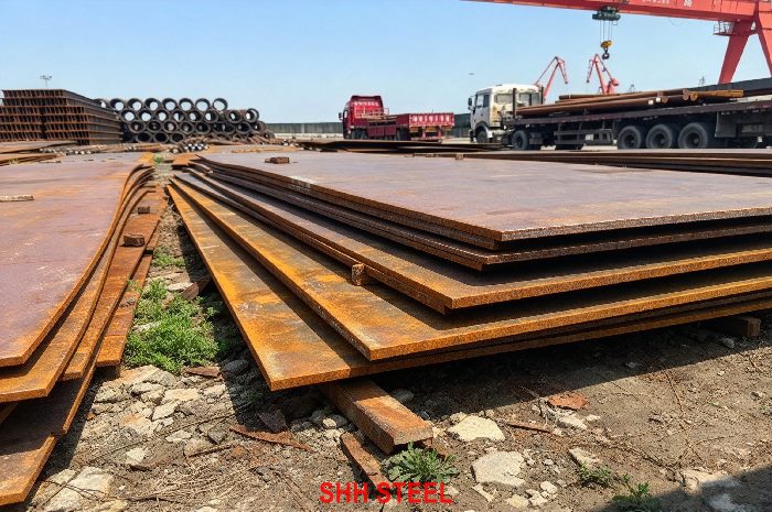 LR EH32 marine steel plate per Lloyd's Register (LR) rules at SHH STEEL warehouse