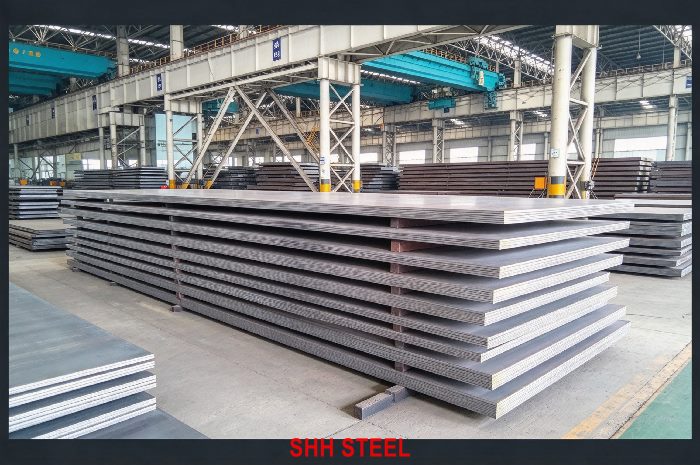 LR EH55 marine steel plate per Lloyd's Register (LR) rules at SHH STEEL warehouse