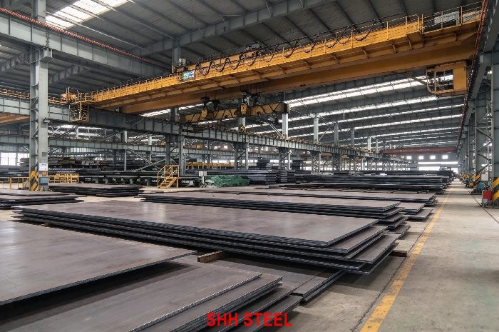 LR FH46 shipbuilding steel plate to Lloyd's Register (LR) rules, stacked hull plates
