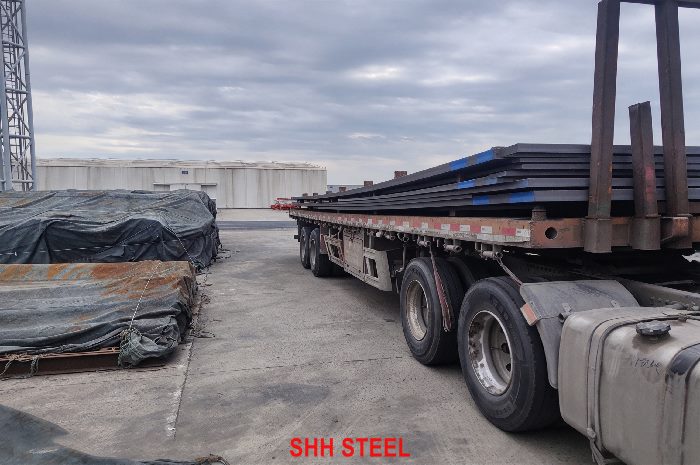 Close view of NK E32 EH32 hull structural steel plate, ClassNK (NK) rules