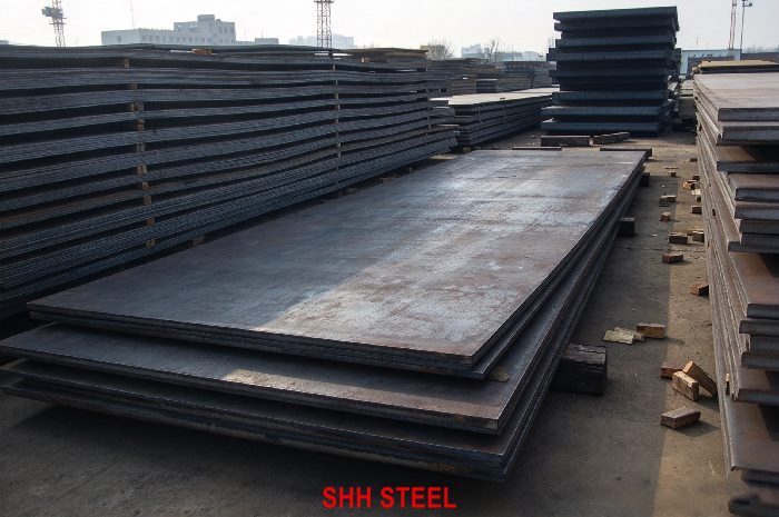 NK F32 FH32 shipbuilding steel plate to ClassNK (NK) rules, stacked hull plates