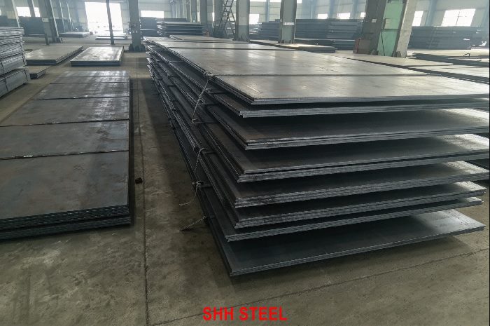 NK F40 FH40 shipbuilding steel plate to ClassNK (NK) rules, stacked hull plates
