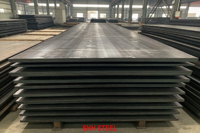 NK Grade A shipbuilding steel plate to ClassNK (NK) rules, stacked hull plates