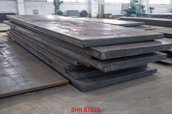 NK KA460 shipbuilding steel plate to ClassNK (NK) rules, stacked hull plates