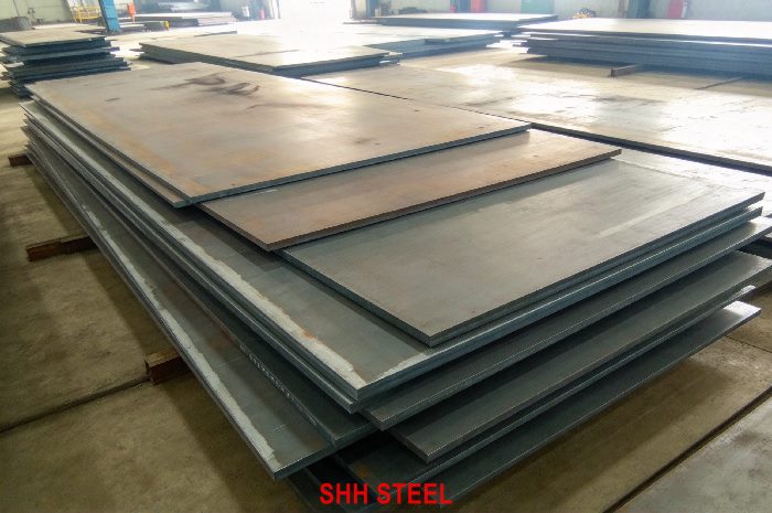 NK KA500 shipbuilding steel plate to ClassNK (NK) rules, stacked hull plates